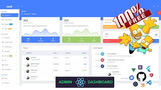 Top 2  Best Free Open-Source React Admin Dashboard Template on Github You Must Know in 2021