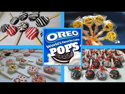 Homemade OREO POPS for KIDS || DIY Oreo Pops for KIDS by rechelle1212