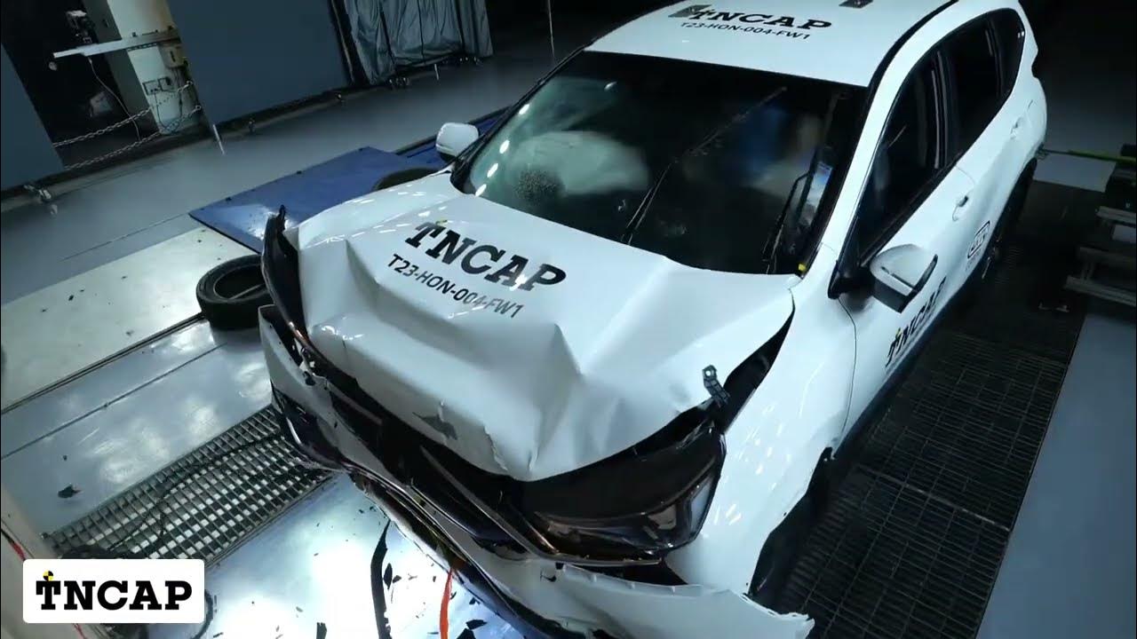 本田 CRV 新車撞擊測試(三顆星) Honda CRV crash test (交通部TNCAP) 2023 YouTube