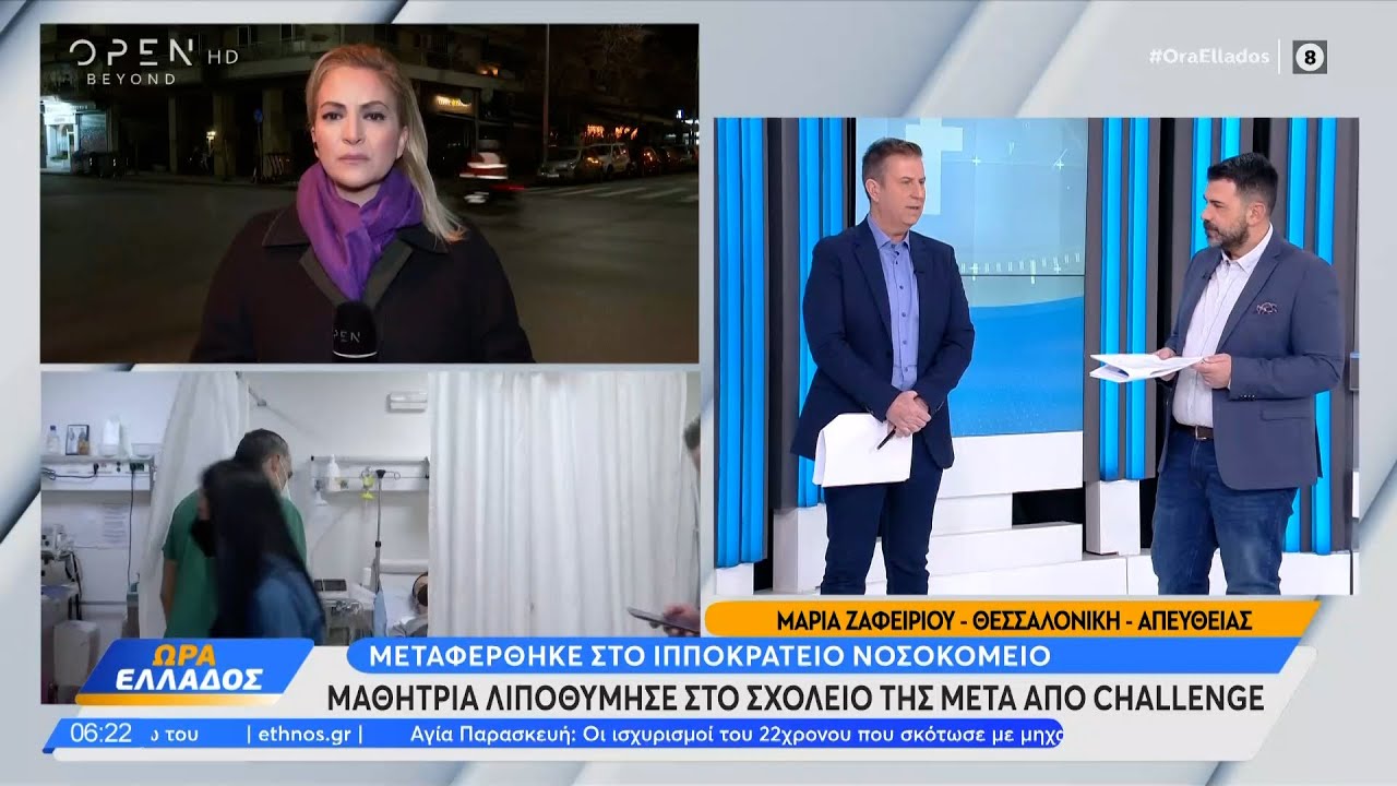 Μαθήτρια λιποθύμησε στο σχολείο μετά από challenge – Μεταφέρθηκε στο Ιπποκράτειο νοσοκομείο | Ethnos
