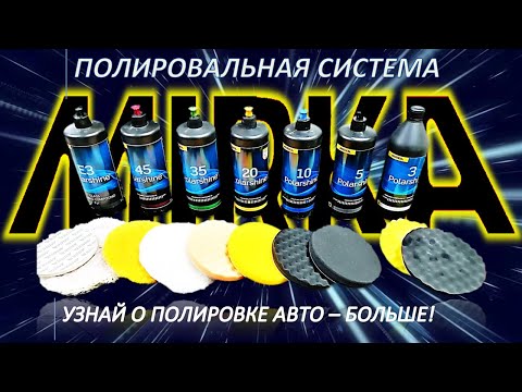 Полировальная система MIRKA | Связки паст и полировальников