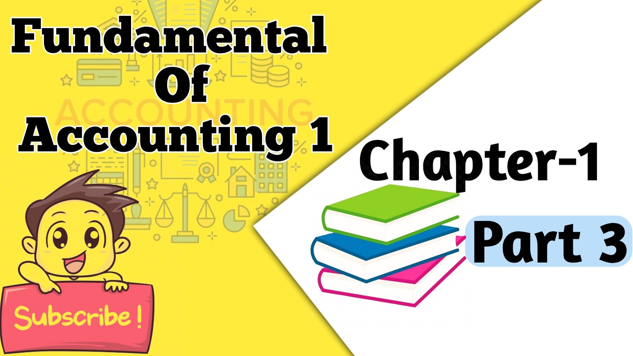 Fundamental Of Accounting 1 Chapter 1 Part 3 #BasicAccountingEquation ...
