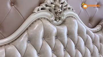 Hoàn thiện bộ giường ngủ cổ điển sang trọng biệt thự chị Hằng - Vũng Tàu