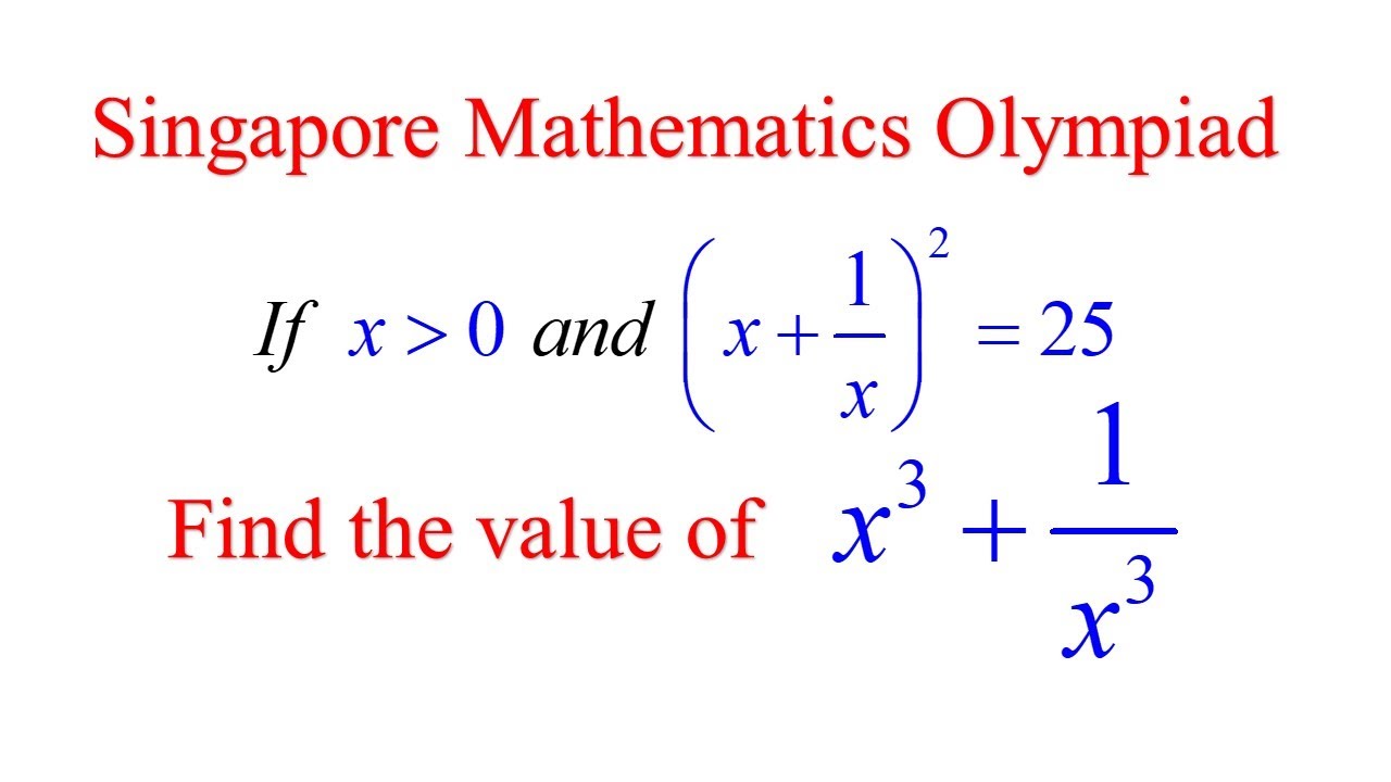 Smo Math Singapore Mathematical Olympiad (SMO) 2005 | Math Olympiad Question ...