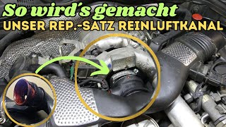 So wird´s gemacht | Anleitung für unseren Reparatursatz Reinluftkanal OM642 | MB Youngtimer Tutorial