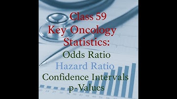 Class-59: Understanding OR, HR, CI & p-Values in Oncology Clinical Trials