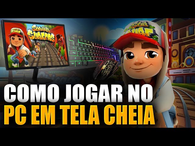 COMO JOGAR SUBWAY SURFERS NO PC EM TELA CHEIA COM TECLADO E MOUSE 