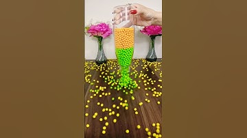 Satisfying Reverse Beads ASMR 🧡💚💛 #reverse #asmr #satisfying