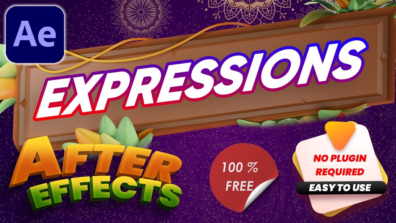 Expressions After Effects Animation Tutorial NO PLUGINS | gfxunlimit ...