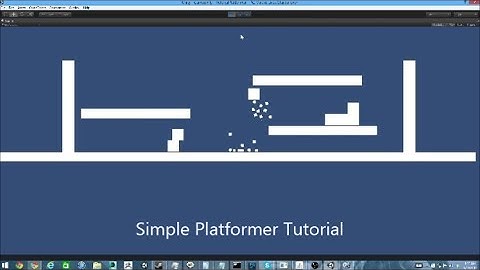 Unity3d 2d platformer game creation tutorial PART: 1