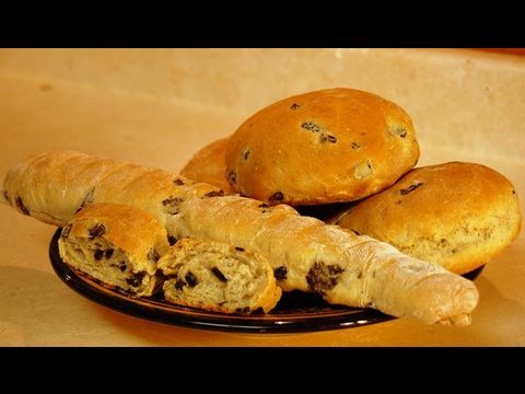 Moroccan Olive Bread Recipe - CookingWithAlia - Episode 66