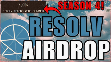 Resolv Season 3 Airdrop Claim! Season 4 Details!