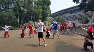 Latihan Flash Mob Bersama PK-36