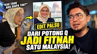 KAU TAHU AKU SIAPA??? Viral video Akak potong Q gaduh, Sampai jadi Fitnah Satu Malaysia! screenshot 4