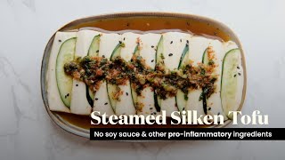 Silken Tofu with Garlic - No soy sauce
