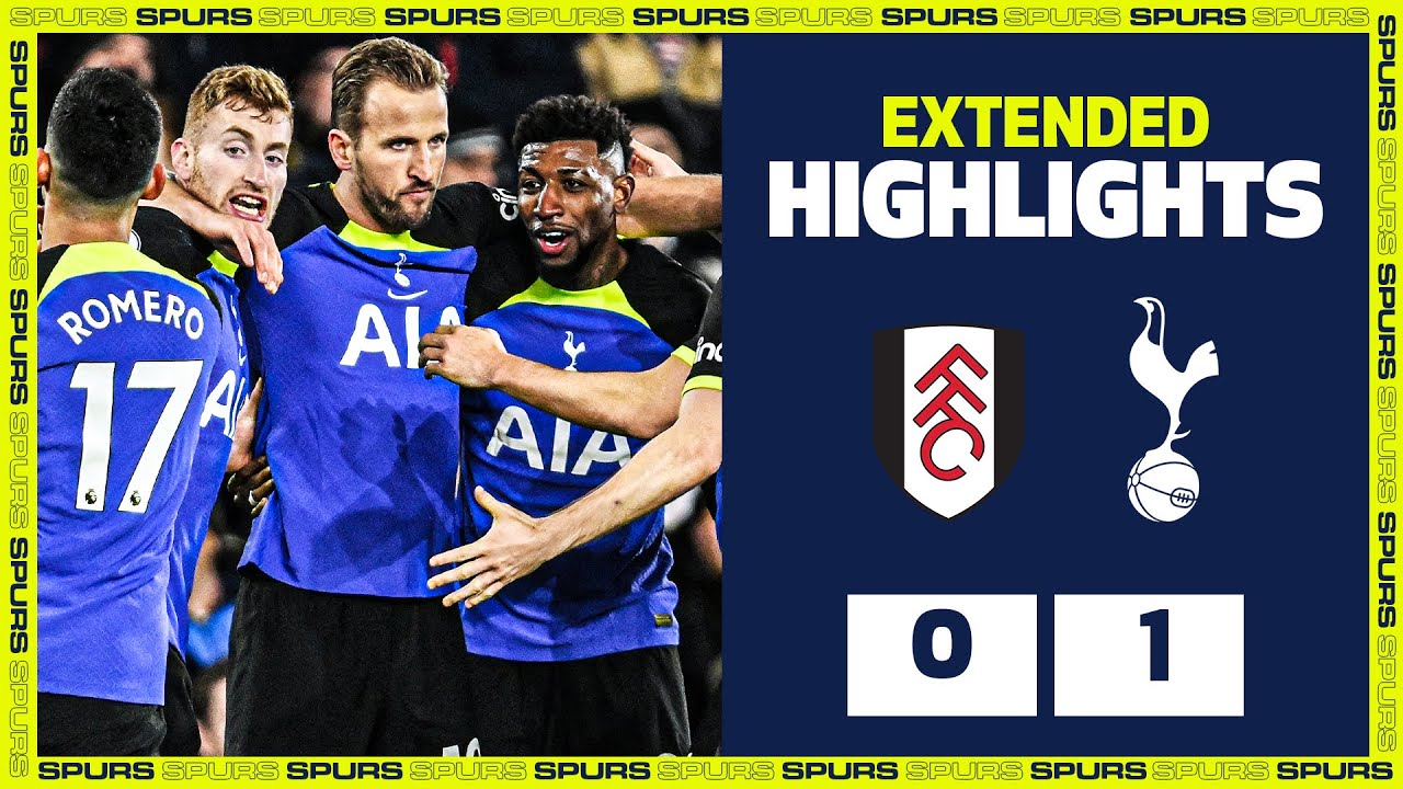 KANE goal claims three points for SPURS | EXTENDED HIGHLIGHTS | Fulham 0-1 Spurs
