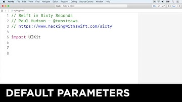 Default parameters – Swift in Sixty Seconds