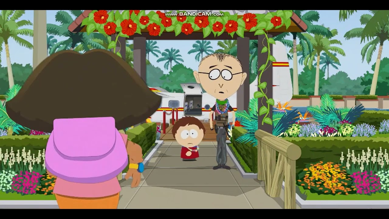South Park (Season 19) Mr. Mackey, Clyde and Dora Escapes!