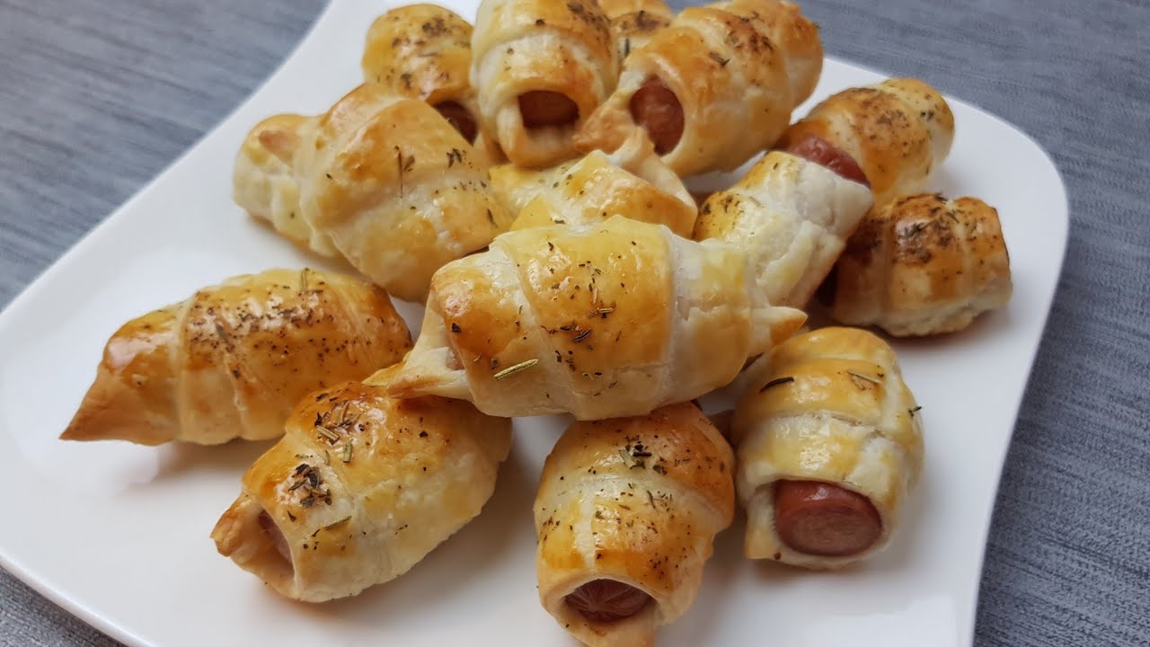 croissant de saucisses prêt en 2 minutes