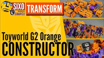 TRANSFORM: Transformers Toyworld TW-C07E G2 Orange Constructor