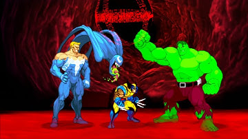 Marvel VS Capcom 2 - Venom/Wolverine/Hulk - Expert Difficulty Playthrough