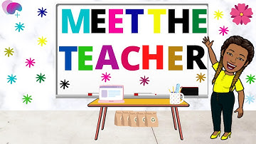 Virtual Meet the Teacher|Bitmoji Virtually Meet the Teacher 2020-2021