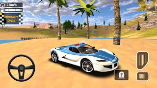 Dubai Police McLaren Car Extreme Drift And Driving - Police Drift Car Driving 3D - Android Gameplay screenshot 2
