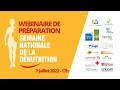 Webinaire de prparation de la semaine nationale de la dnutrition 2022  7 juillet 2022