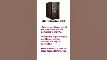 ||CPU||||Different parts of CPU|| #learning #computer #computerlearning #education #educational
