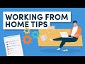 Working from home 10 tips to stay motivated and productive