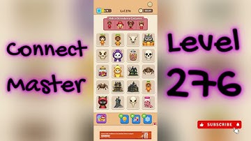 Connect Master Match Puzzle Game Walkthrough 🔗🧩 | Level 276 | SolutionGuruji