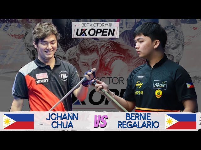 UK OPEN POOL CHAMPIONSHIP 2024 • JOHANN CHUA VS BERNIE REGALARIO class=