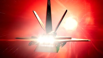 UE4 Spaceship Flyby Hyperspace sequencer shots