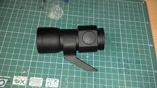 Homemade Red Dot Sight With Rail Mount