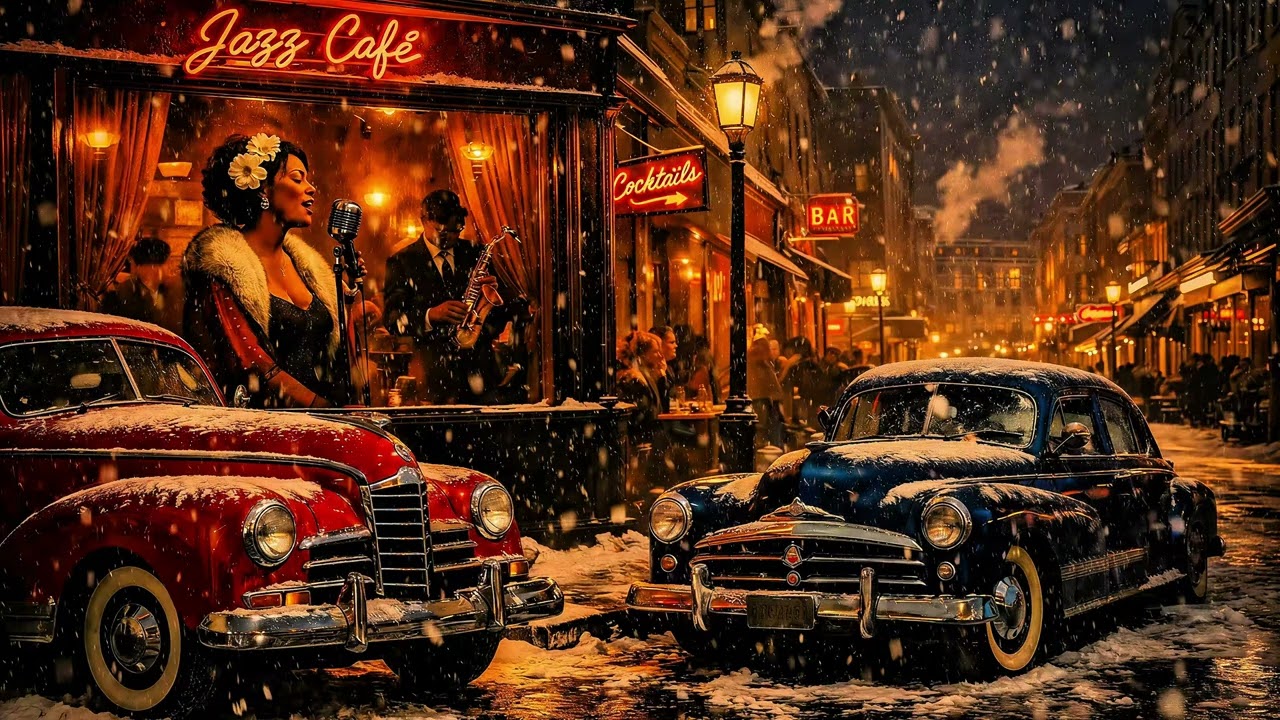 1940 Vintage Jazz Cafe 🎷 Elegant Late Night Swing |Ella Fitzgerald Style|