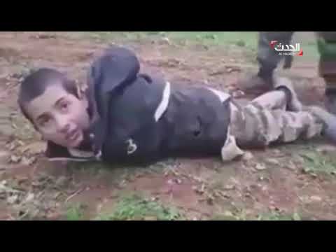 طفل داعشي يناشد الجيش الحر عدم قتله