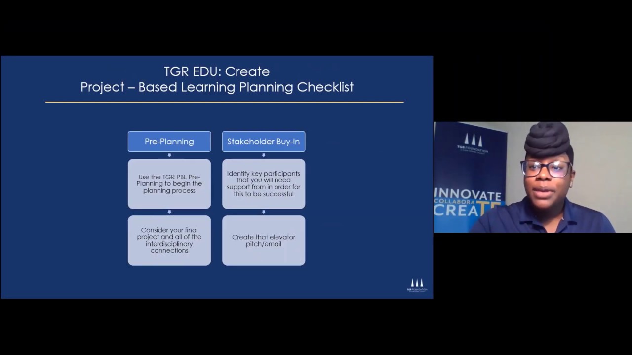 TGR Foundation helps educator navigate Project Based Learning through ...
