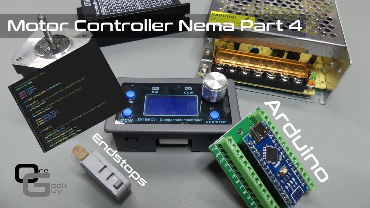 HOW-TO: Motor Controller for NEMA Motors SMC01 Endstops and
