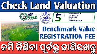 Check  Land Valuation Online In Odisha || How to check land registration fees    in Odisha ||