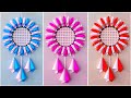 Unique Flower Wall Hanging / Quick Paper Craft For Home Decoration / Easy Wall Mate / DIY Wall Decor