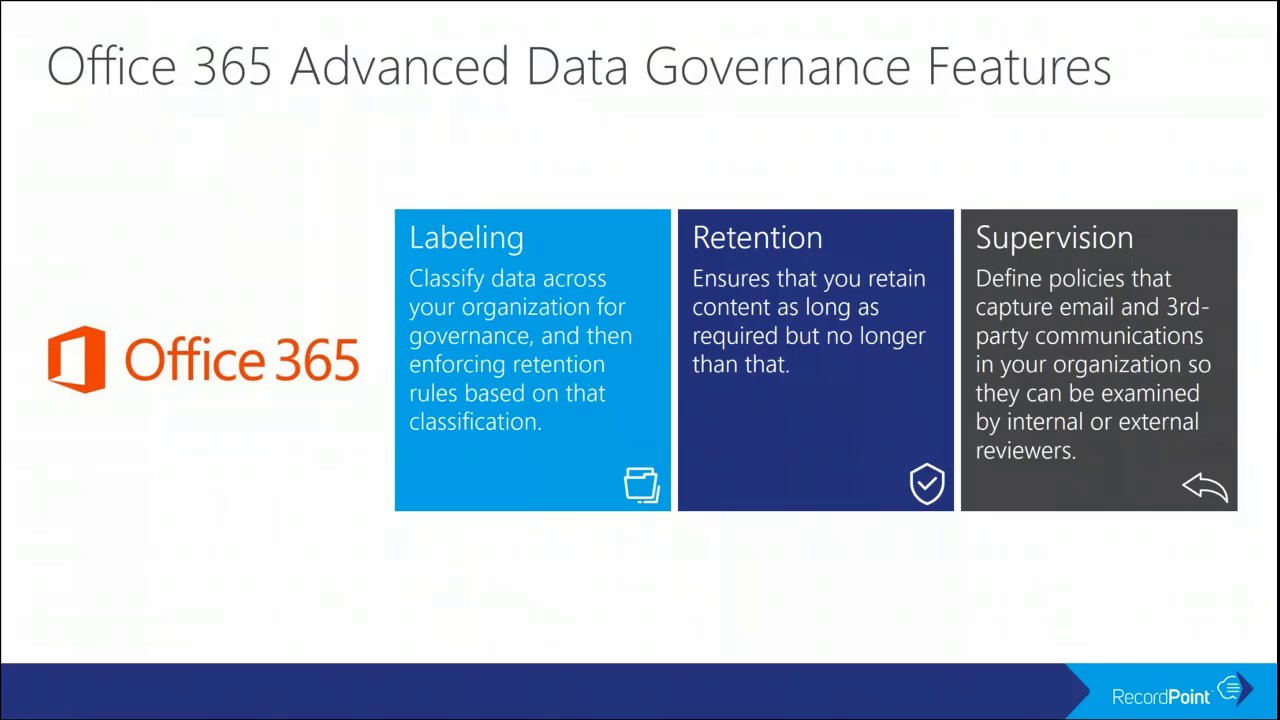 Understanding Compliance and Records Management in Office 365 - YouTube