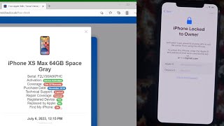 iPhone Xs Max iCloud UnLock / iPhone Xs To 14 Pro Max Locked To Owner