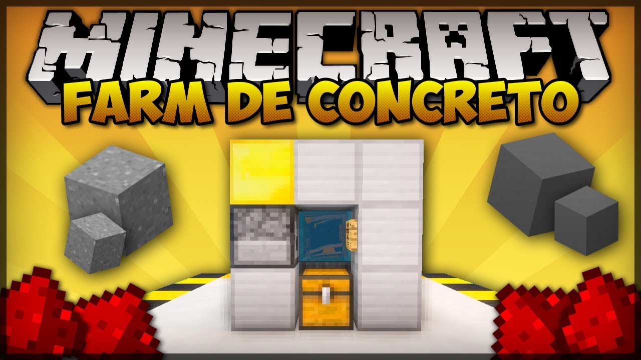 Como fazer concreto no Minecraft