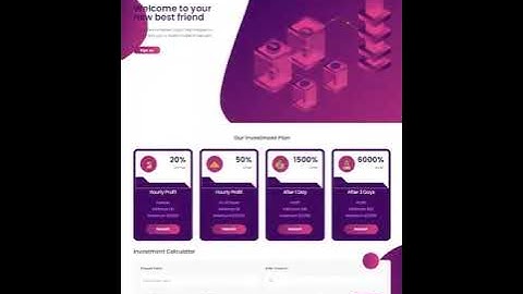 GC HYIP Template 779 Mobile View