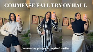 building my dream PINTEREST fall wardrobe: COMMENSE TRY ON HAUL 🧸🍂🤎