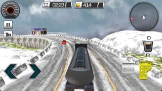 Oil Tanker Transport - Offroad Snow Drive screenshot 5