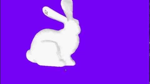 Real time soft body simulation - bunny