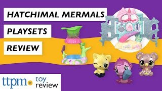 Hatchimals Colleggtibles Mermal Magic Coral Castle and Magic Flower Shower Playset from Spin Master