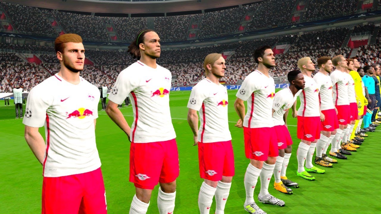 RB Leipzig vs AS Monaco UCL 13/09/2017 Gameplay