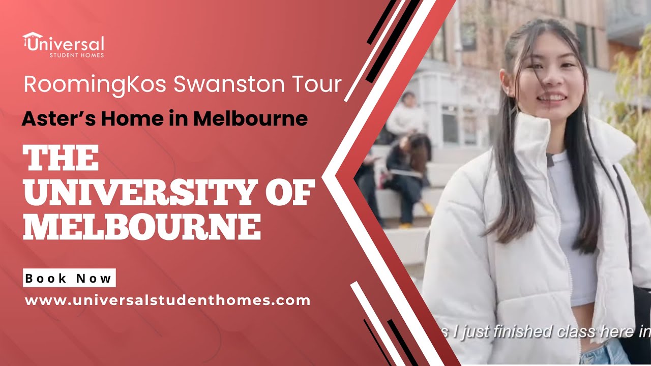 RoomingKos Swanston Tour & Student Review | Book with Universal Student Homes- Aster’s Home